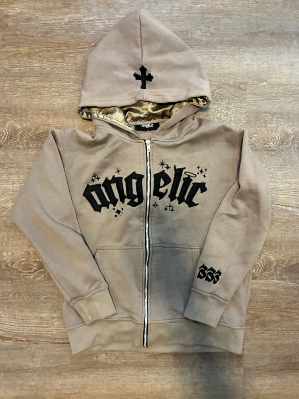 Angelic Motion Silk lined zip up